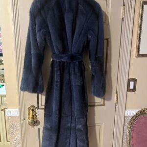 Mink coat navy XL